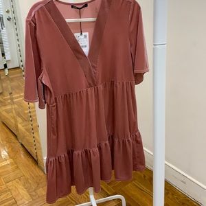 Pink zara dress